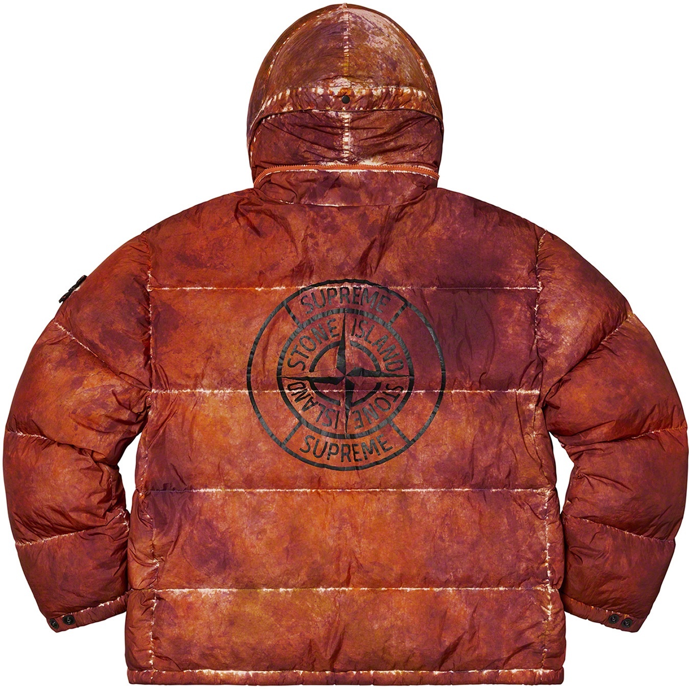 Supreme®/Stone Island® Painted Camo Crinkle Down Jacket view 10